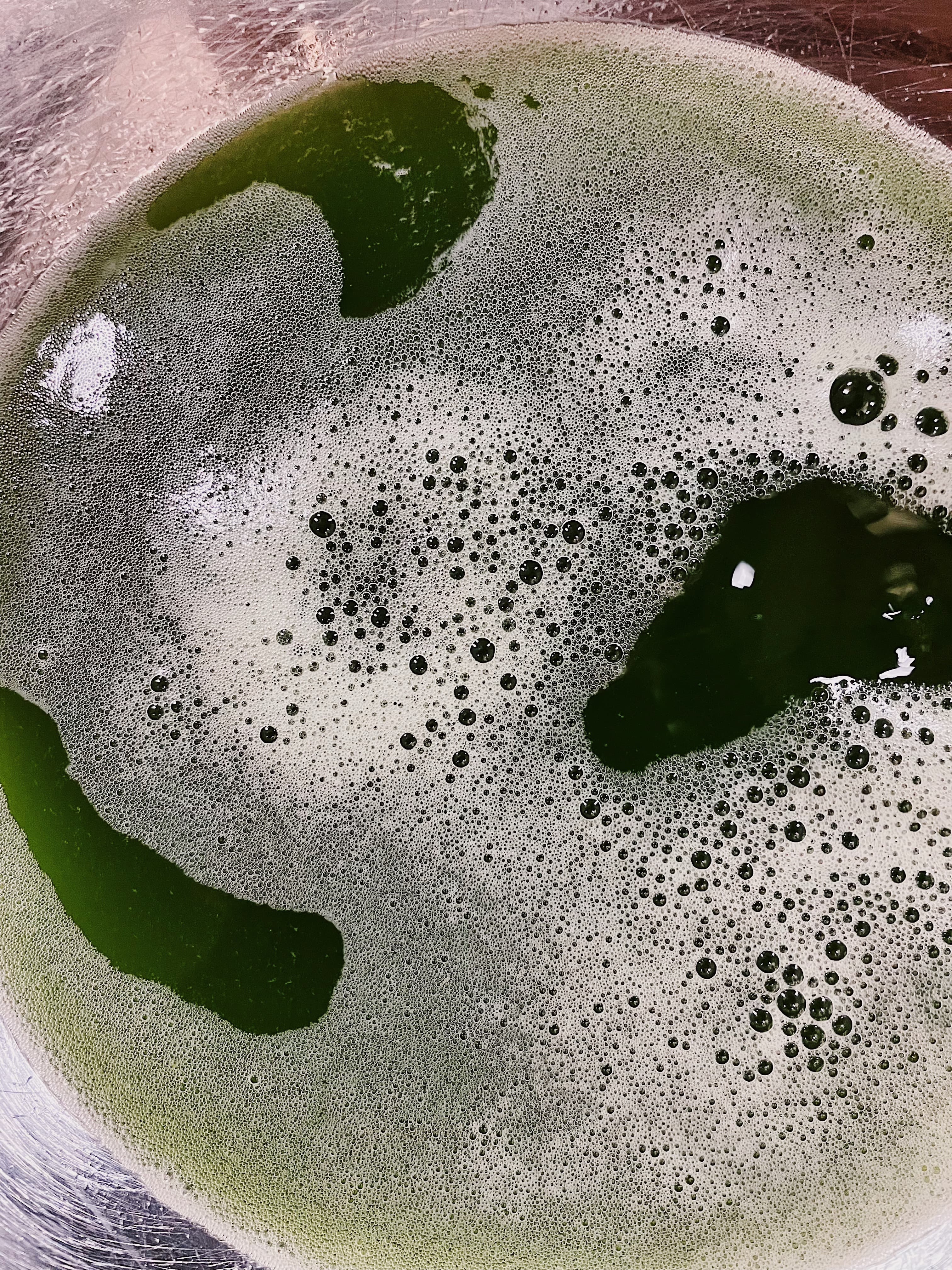 Pandan Honeycomb Cake — detail